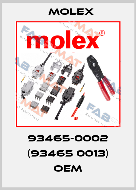93465-0002 (93465 0013) OEM Molex