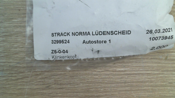 p/n: 69999; Type: Z5-0-04 Strack