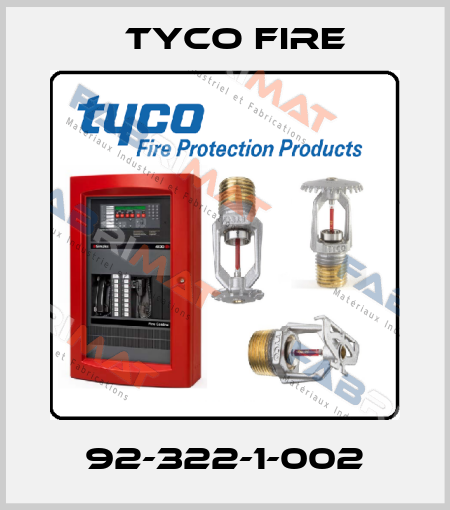 92-322-1-002 Tyco Fire