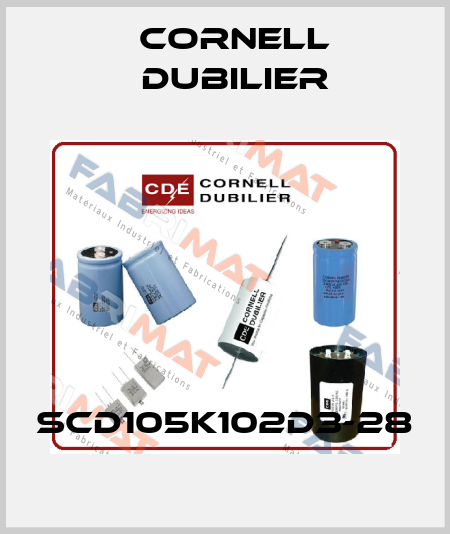 SCD105K102D3-28 Cornell Dubilier