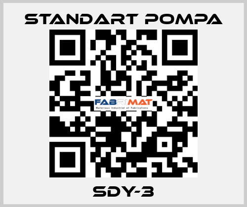 SDY-3 STANDART POMPA