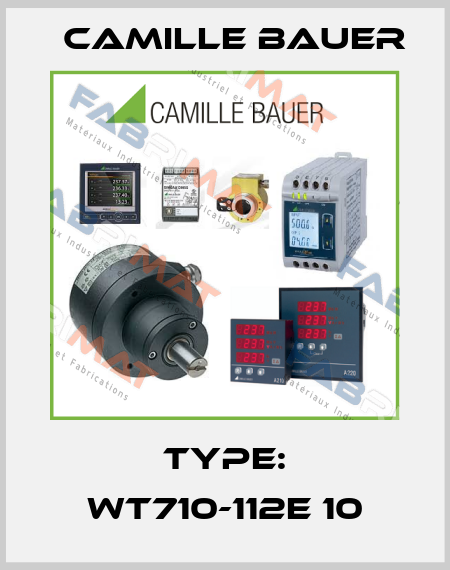Type: WT710-112E 10 Camille Bauer