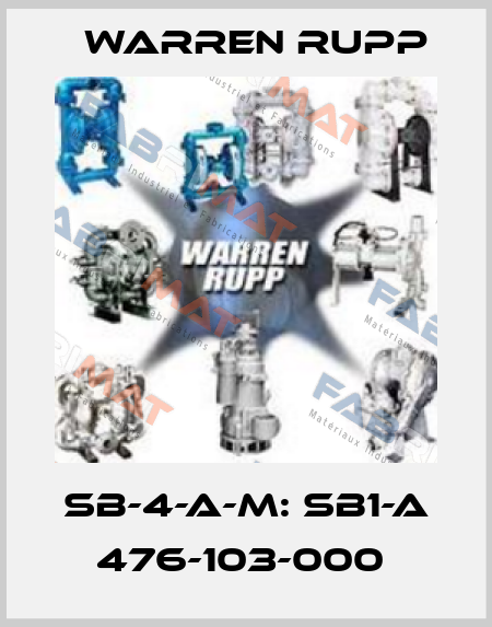 SB-4-A-M: SB1-A 476-103-000  Warren Rupp