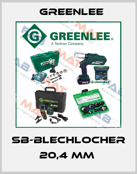 SB-BLECHLOCHER 20,4 MM  Greenlee