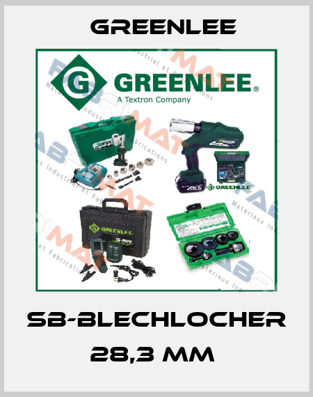 SB-BLECHLOCHER 28,3 MM  Greenlee