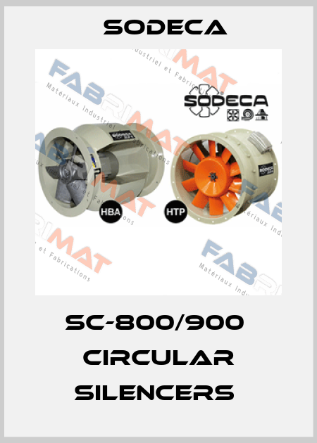SC-800/900  CIRCULAR SILENCERS  Sodeca