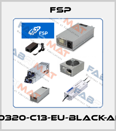 IEC60320-C13-EU-Black-Angle Fsp