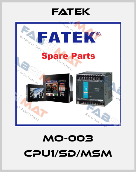 MO-003 CPU1/SD/MSM Fatek
