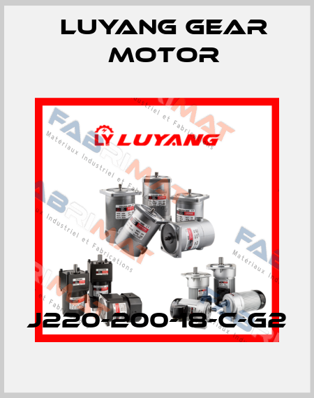 J220-200-18-C-G2 Luyang Gear Motor