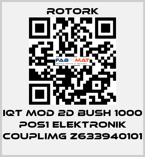 IQT MOD 2D Bush 1000 POS1 Elektronik couplimg Z633940101 Rotork