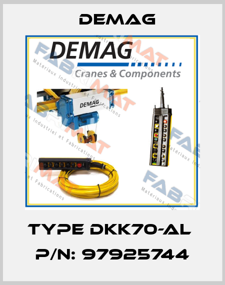 Type DKK70-AL  P/N: 97925744 Demag