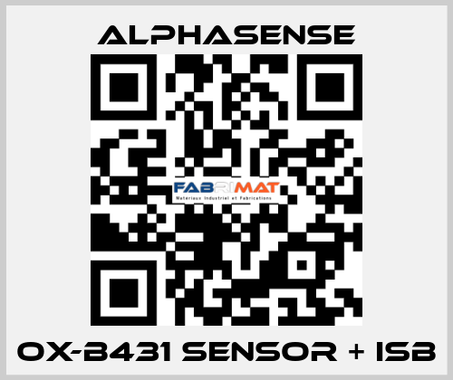 OX-B431 sensor + ISB Alphasense