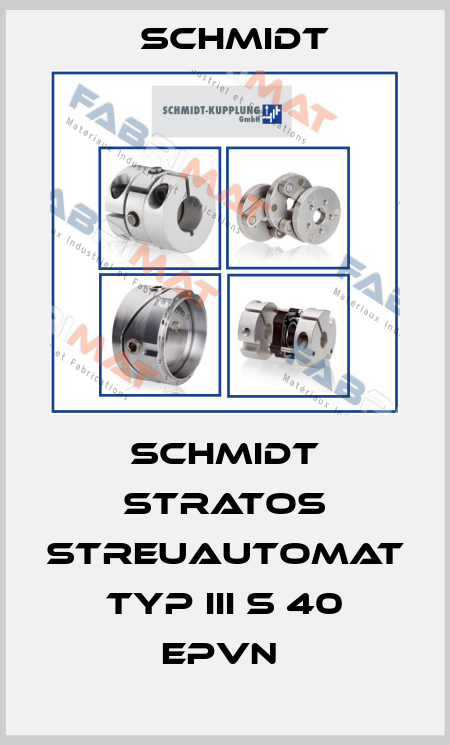 Schmidt Stratos Streuautomat Typ III S 40 EPVN  Schmidt