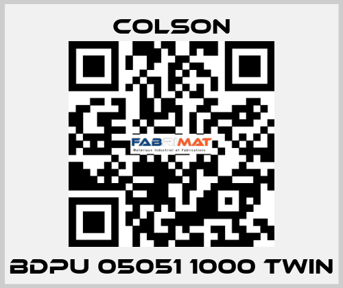 BDPU 05051 1000 TWIN Colson
