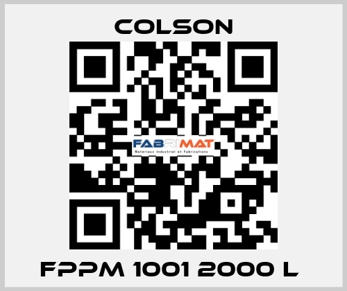 FPPM 1001 2000 L  Colson