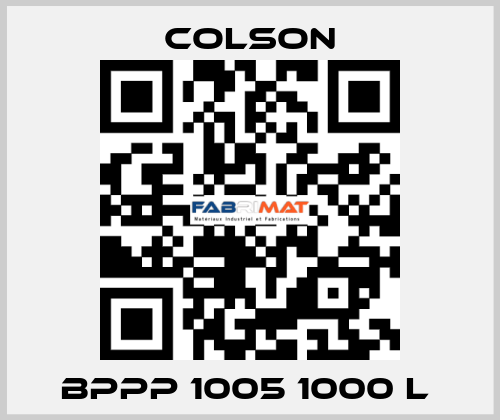 BPPP 1005 1000 L  Colson