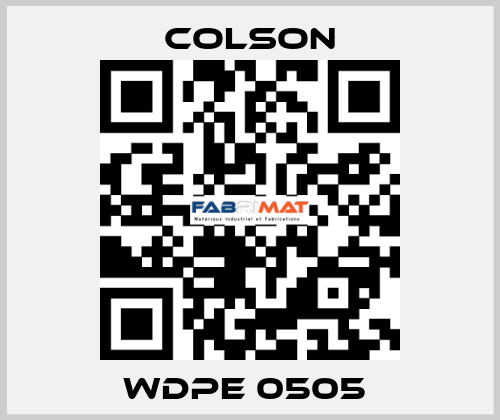 WDPE 0505  Colson