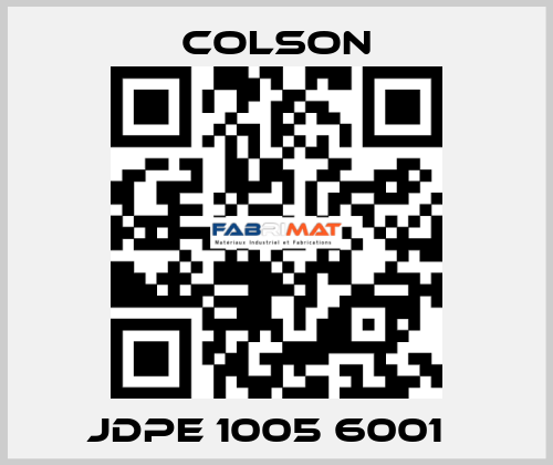 JDPE 1005 6001   Colson
