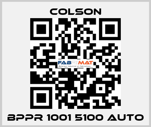 BPPR 1001 5100 AUTO Colson