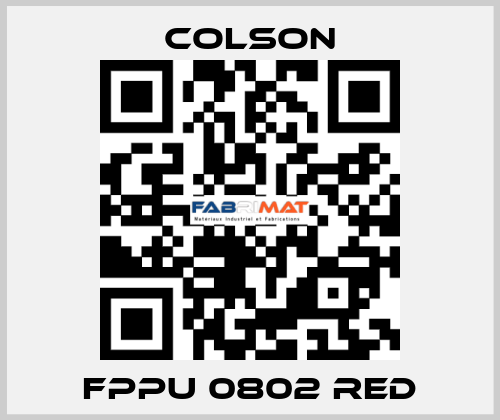 FPPU 0802 RED Colson