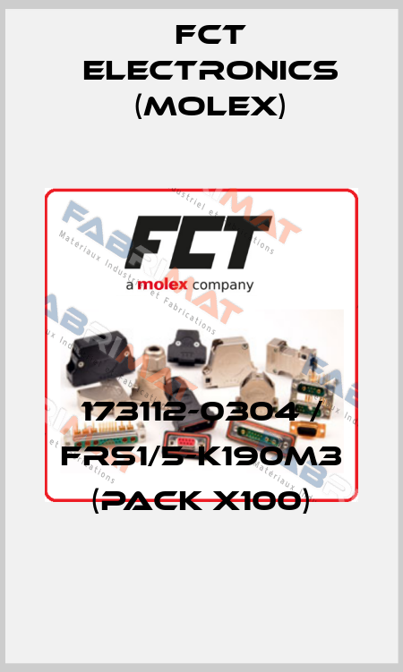 173112-0304 / FRS1/5-K190M3 (pack x100) FCT Electronics (Molex)