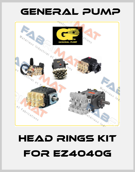 HEAD RINGS KIT FOR EZ4040G General Pump