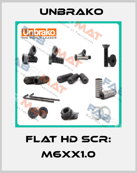 FLAT HD SCR: M6XX1.0 Unbrako