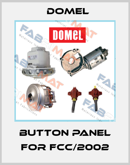 Button panel for FCC/2002 Domel