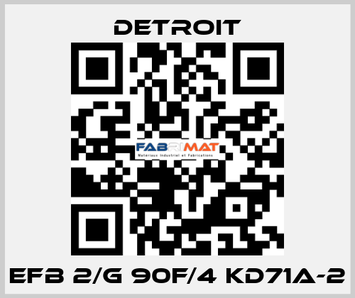 EFB 2/G 90F/4 KD71A-2 Detroit