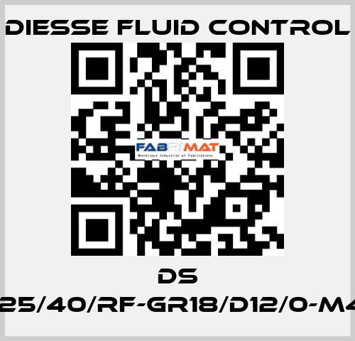 DS LG-RBR17-25/40/RF-GR18/D12/0-M420-CS/CS DIESSE Fluid Control