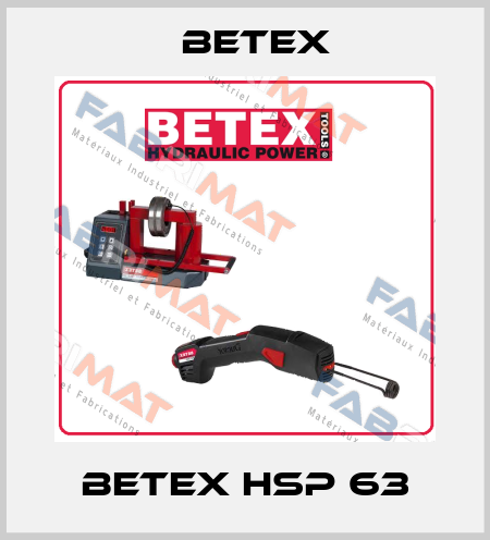 BETEX HSP 63 BETEX