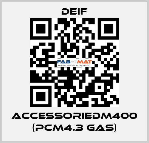 AccessorieDM400 (PCM4.3 GAS) Deif