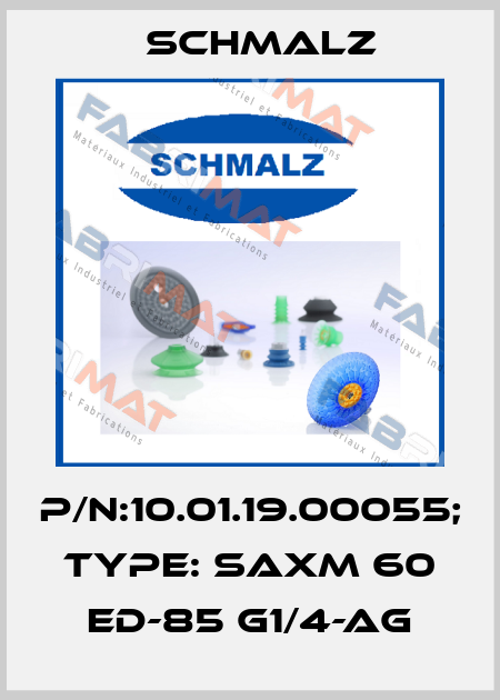 p/n:10.01.19.00055; Type: SAXM 60 ED-85 G1/4-AG Schmalz