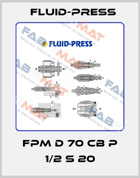 FPM D 70 CB P 1/2 S 20 Fluid-Press