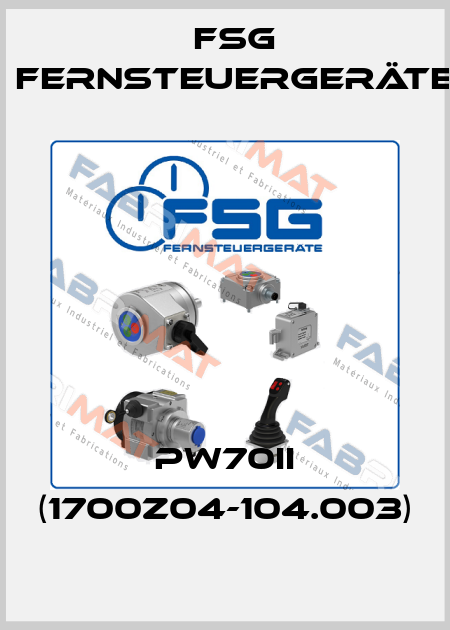 PW70II (1700Z04-104.003) FSG Fernsteuergeräte