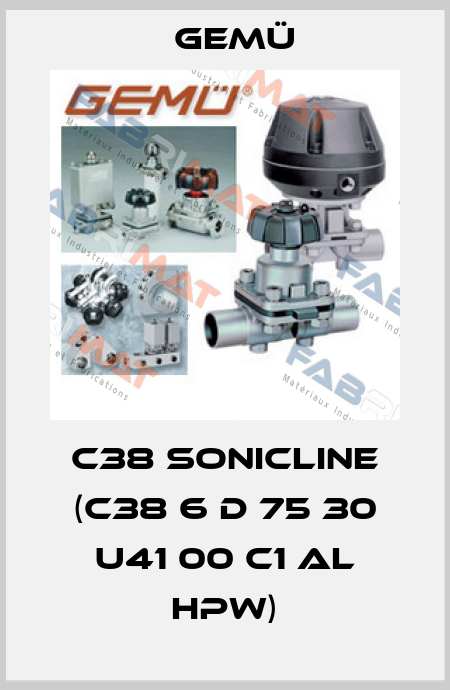 C38 SonicLine (C38 6 D 75 30 U41 00 C1 AL HPW) Gemü