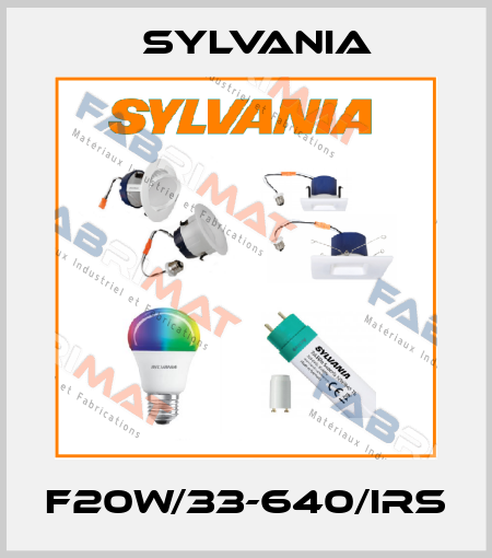 F20W/33-640/IRS Sylvania