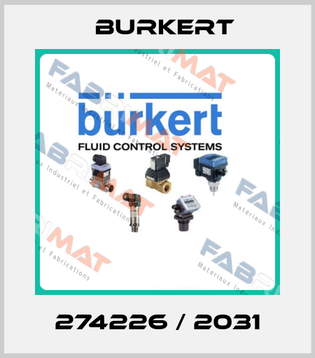274226 / 2031 Burkert