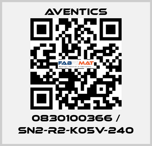 0830100366 / SN2-R2-K05V-240 Aventics
