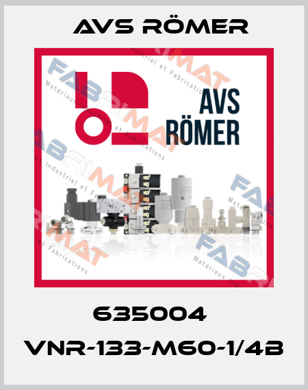 635004  VNR-133-M60-1/4B Avs Römer