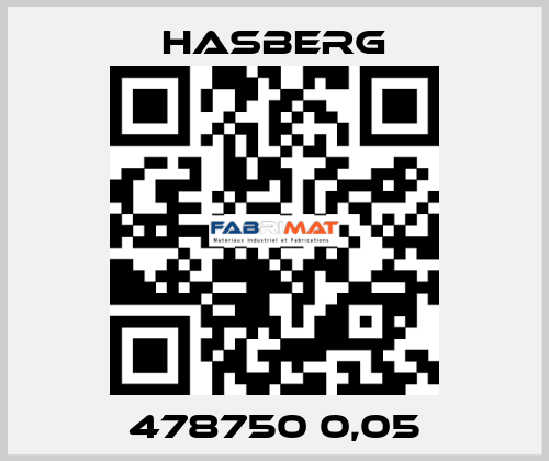 478750 0,05 Hasberg