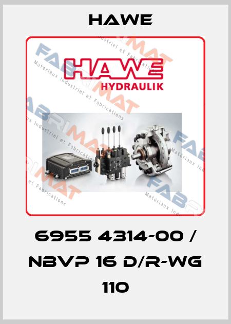 6955 4314-00 / NBVP 16 D/R-WG 110 Hawe