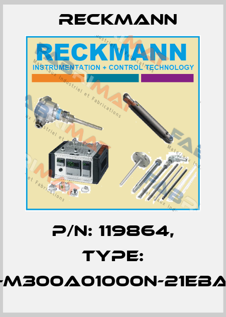 p/n: 119864, type: 1R9-M300A01000N-21EBAA-Y Reckmann