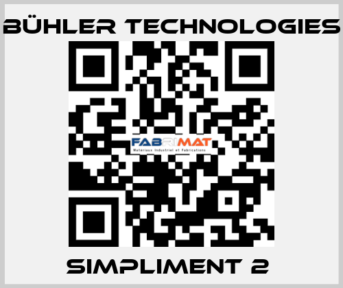 SIMPLIMENT 2  Bühler Technologies