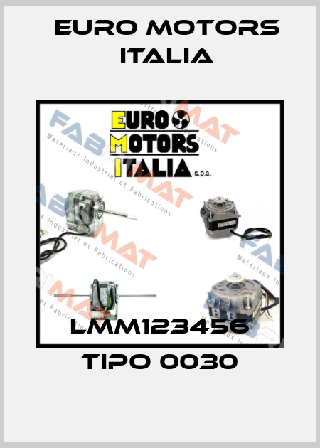 LMM123456 TIPO 0030 Euro Motors Italia