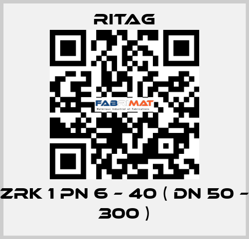 ZRK 1 PN 6 – 40 ( DN 50 – 300 ) Ritag