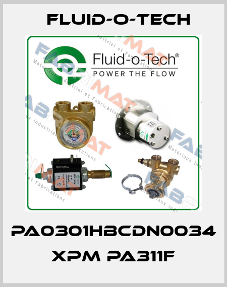 PA0301HBCDN0034 XPM PA311F Fluid-O-Tech
