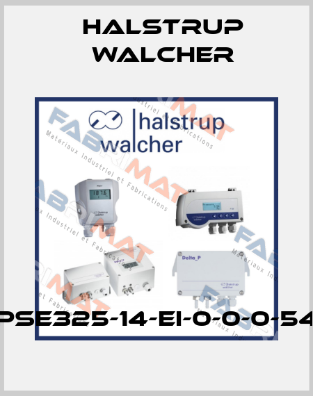 PSE325-14-EI-0-0-0-54 Halstrup Walcher