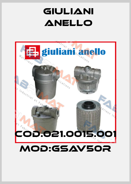 Cod.021.0015.001 Mod:GSAV50R Giuliani Anello