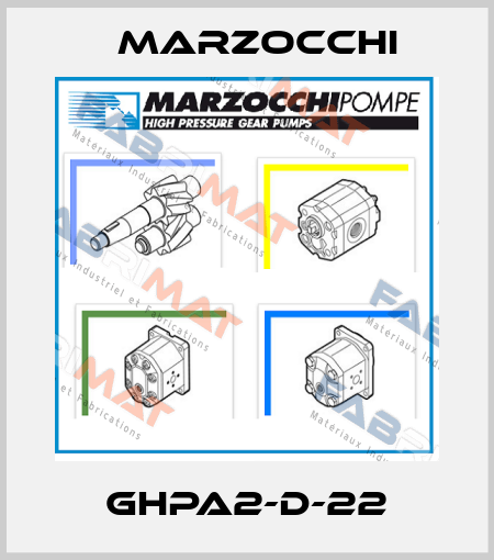 GHPA2-D-22 Marzocchi